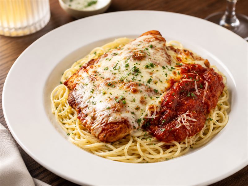 Skylines Cafe chicken parmesan